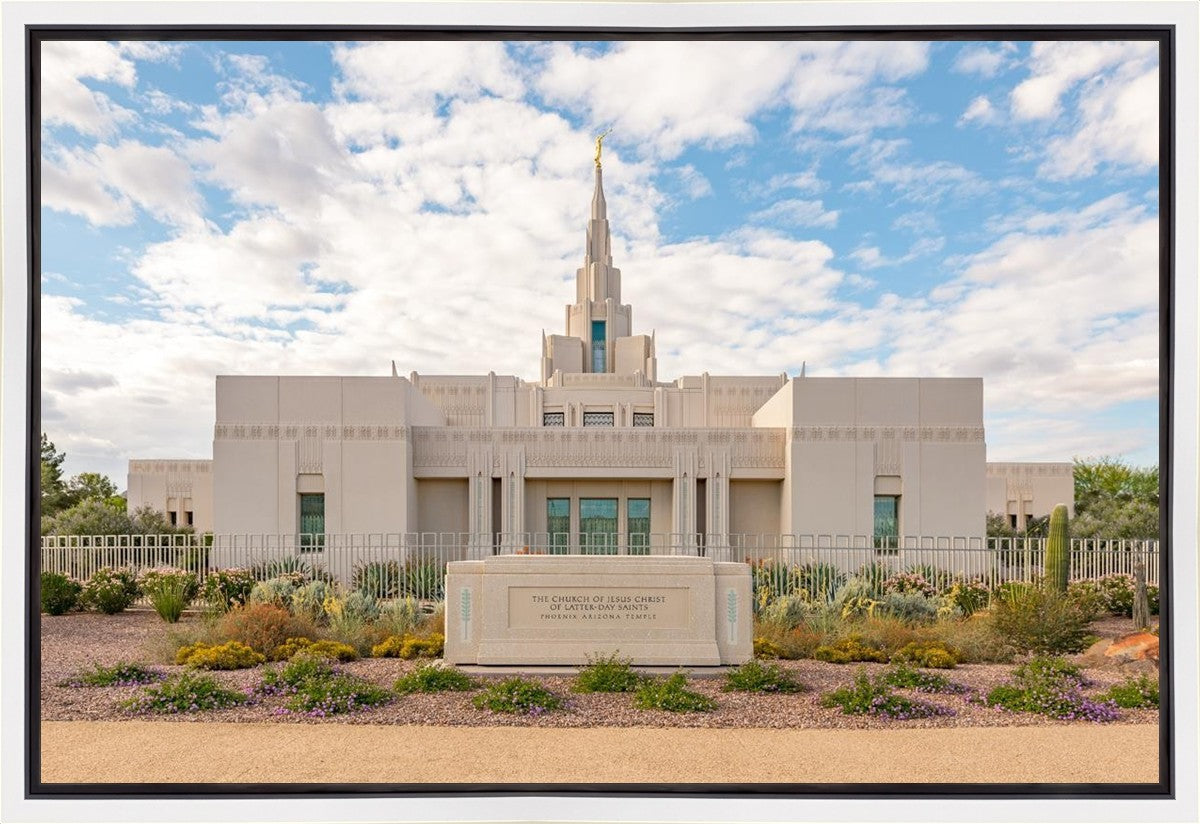 Phoenix Temple Desert Oasis Gallery Wrap