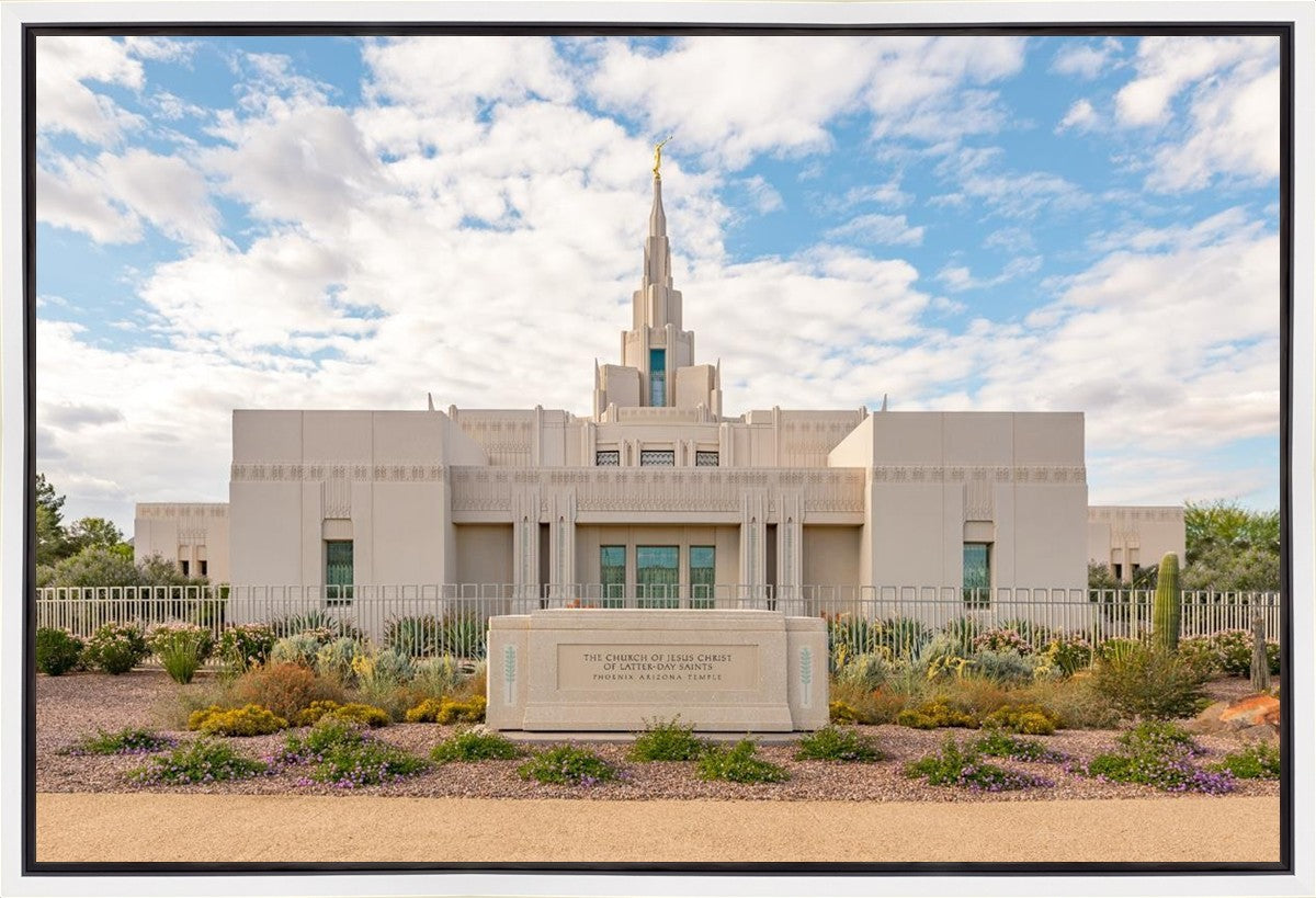Phoenix Temple Desert Oasis Gallery Wrap