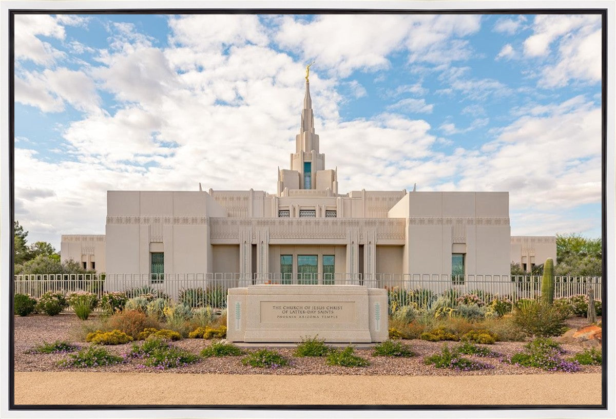 Phoenix Temple Desert Oasis Gallery Wrap