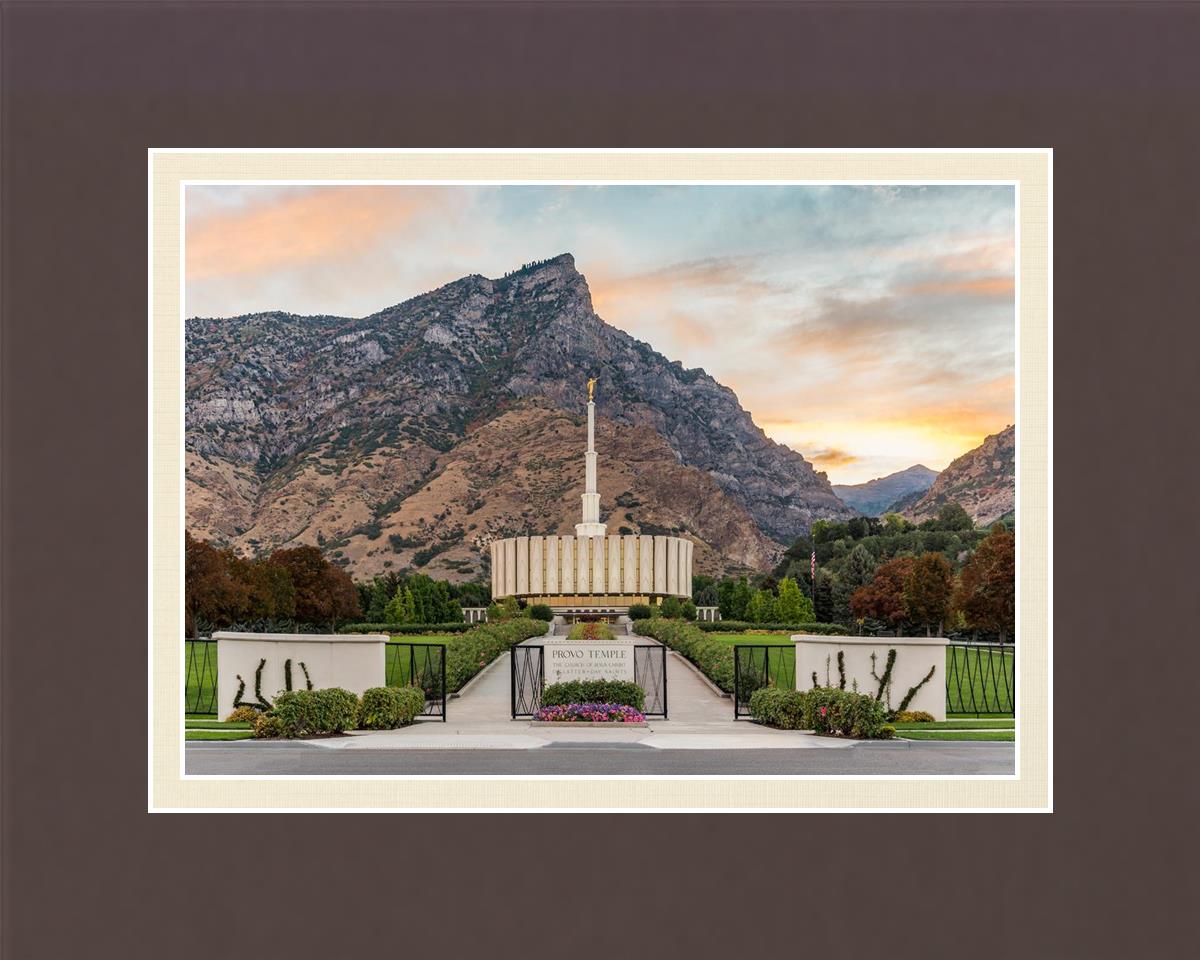 Provo Temple Morning Light