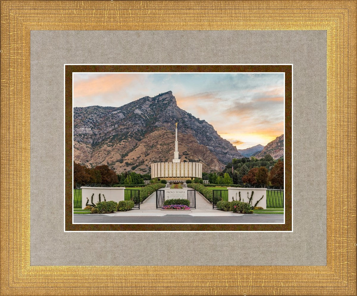 Provo Temple Morning Light
