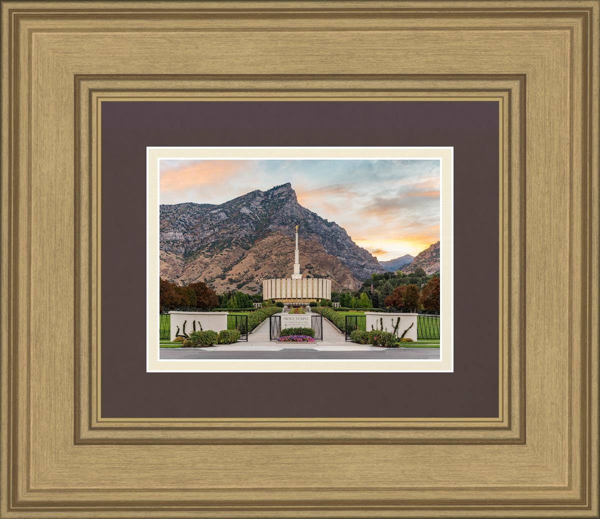 Provo Temple Morning Light