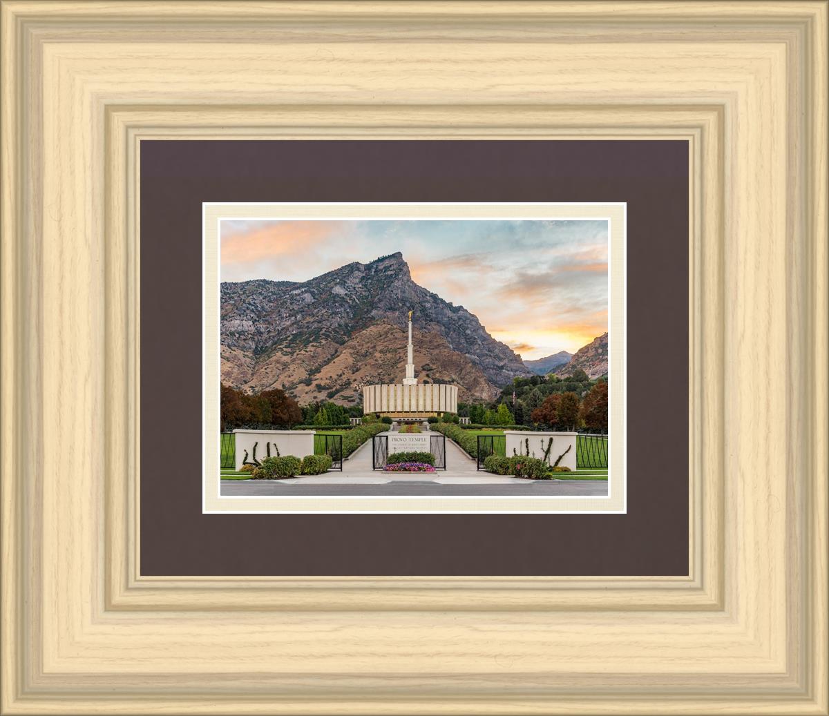 Provo Temple Morning Light