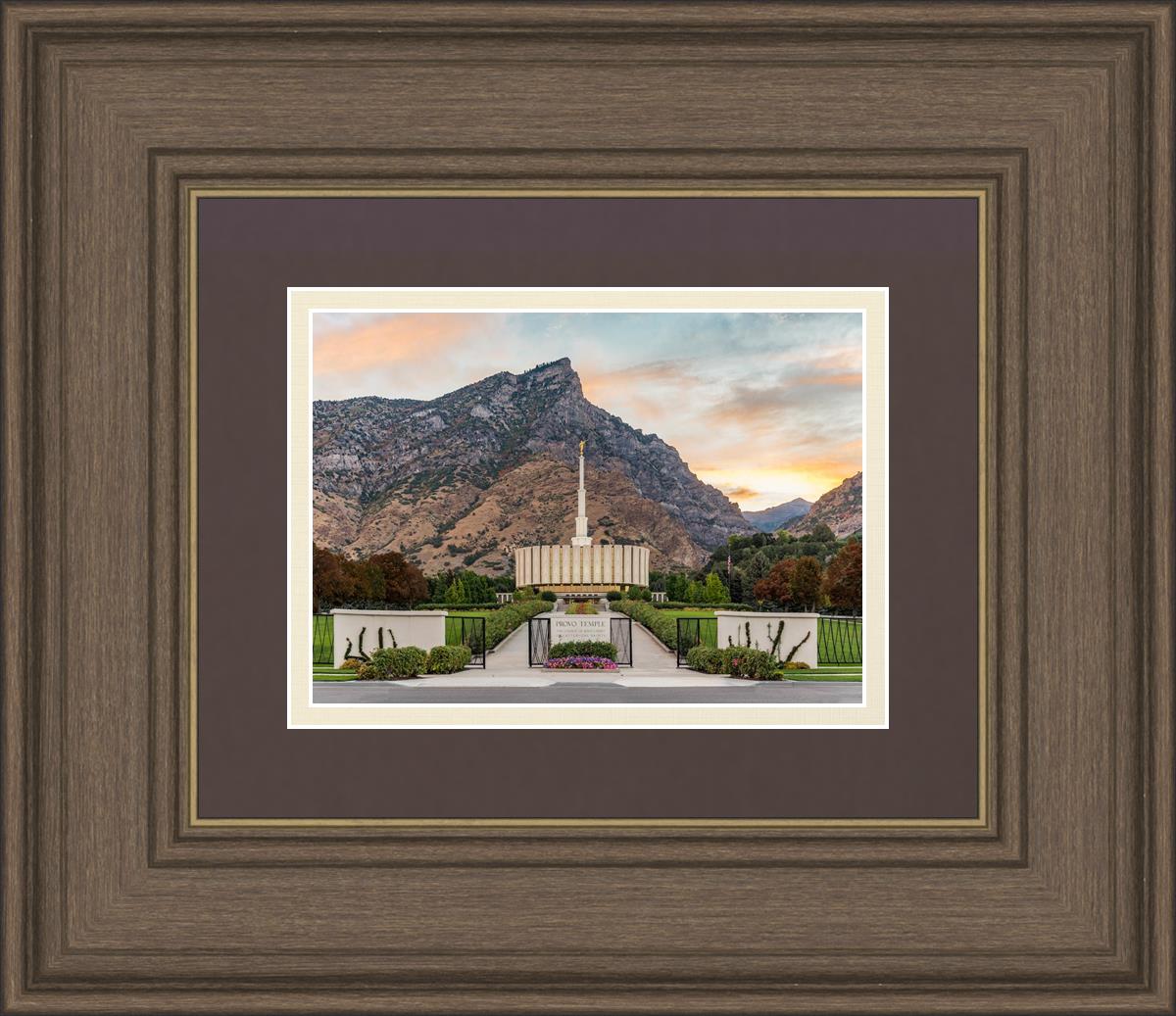 Provo Temple Morning Light