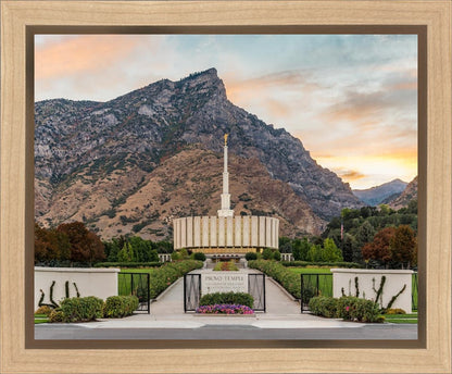 Provo Temple Morning Light