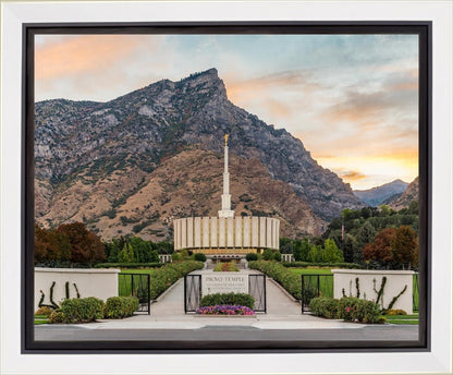 Provo Temple Morning Light