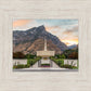 Provo Temple Morning Light
