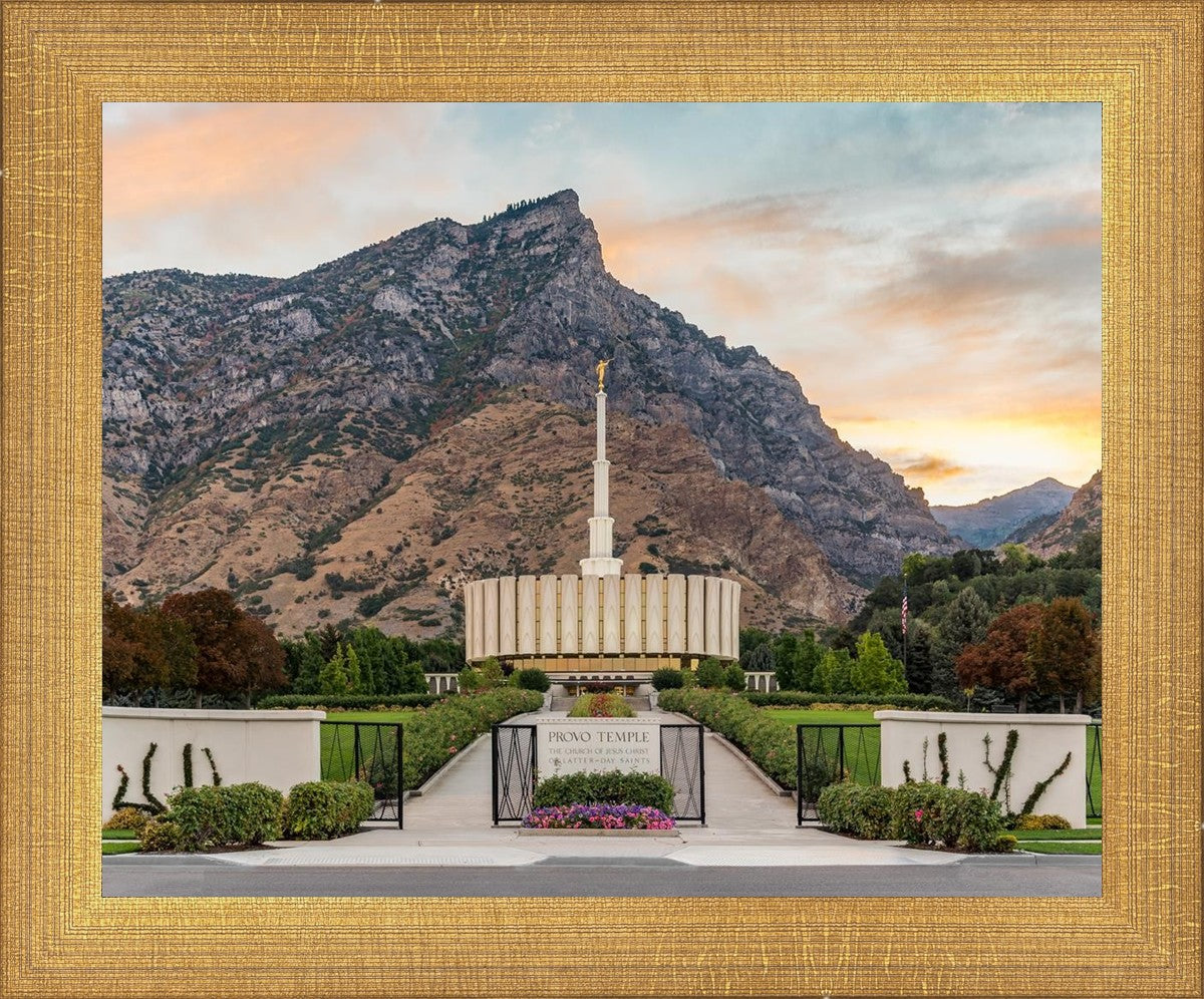 Provo Temple Morning Light