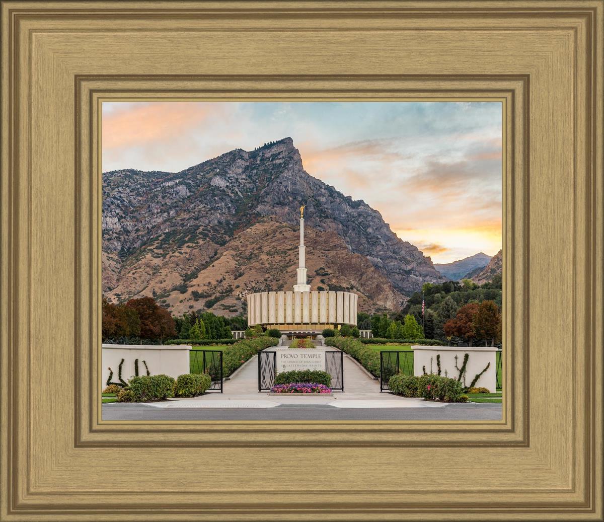 Provo Temple Morning Light