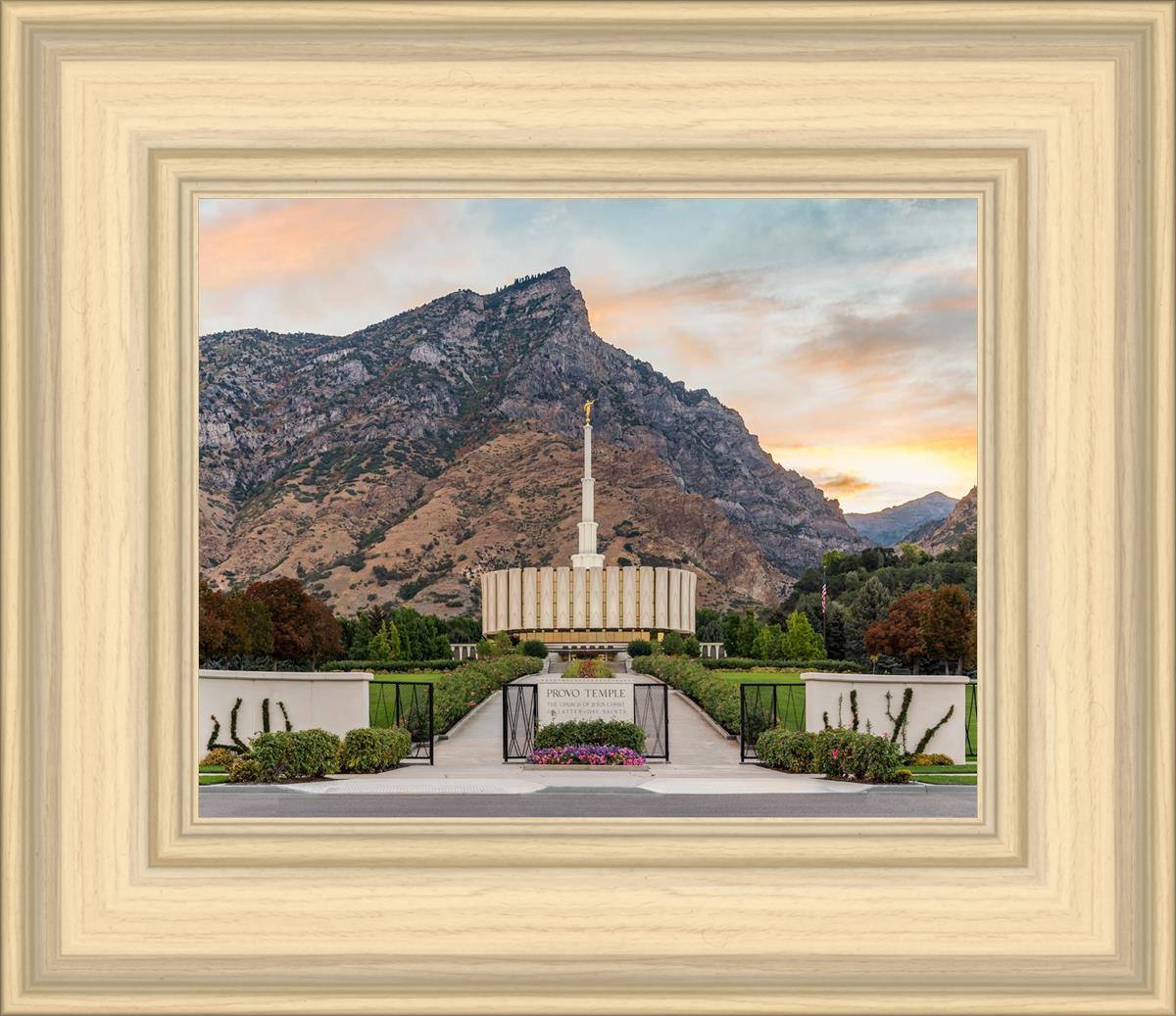 Provo Temple Morning Light