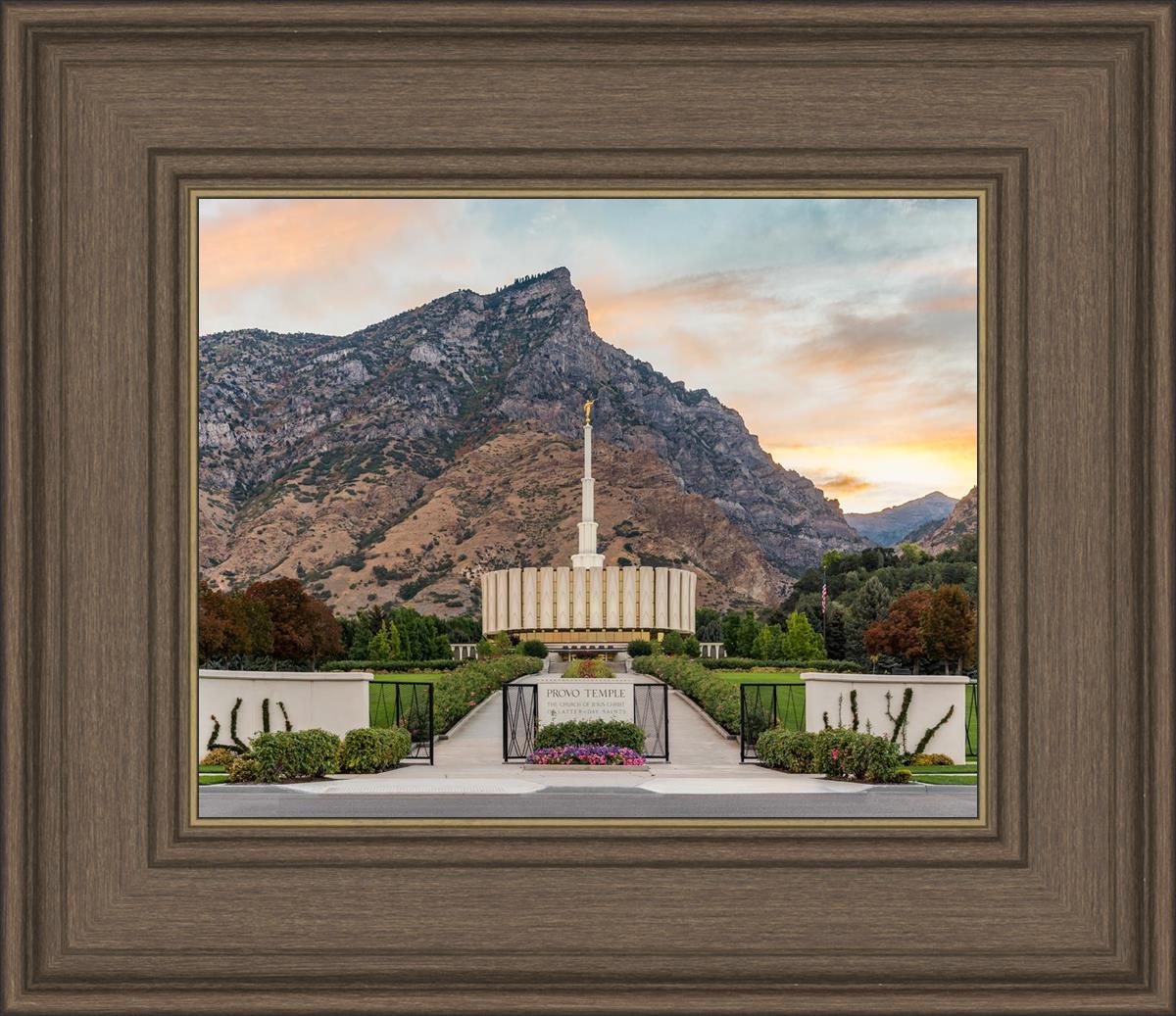Provo Temple Morning Light