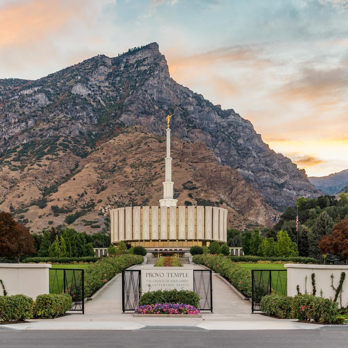 Provo Temple Morning Light Gallery Wrap