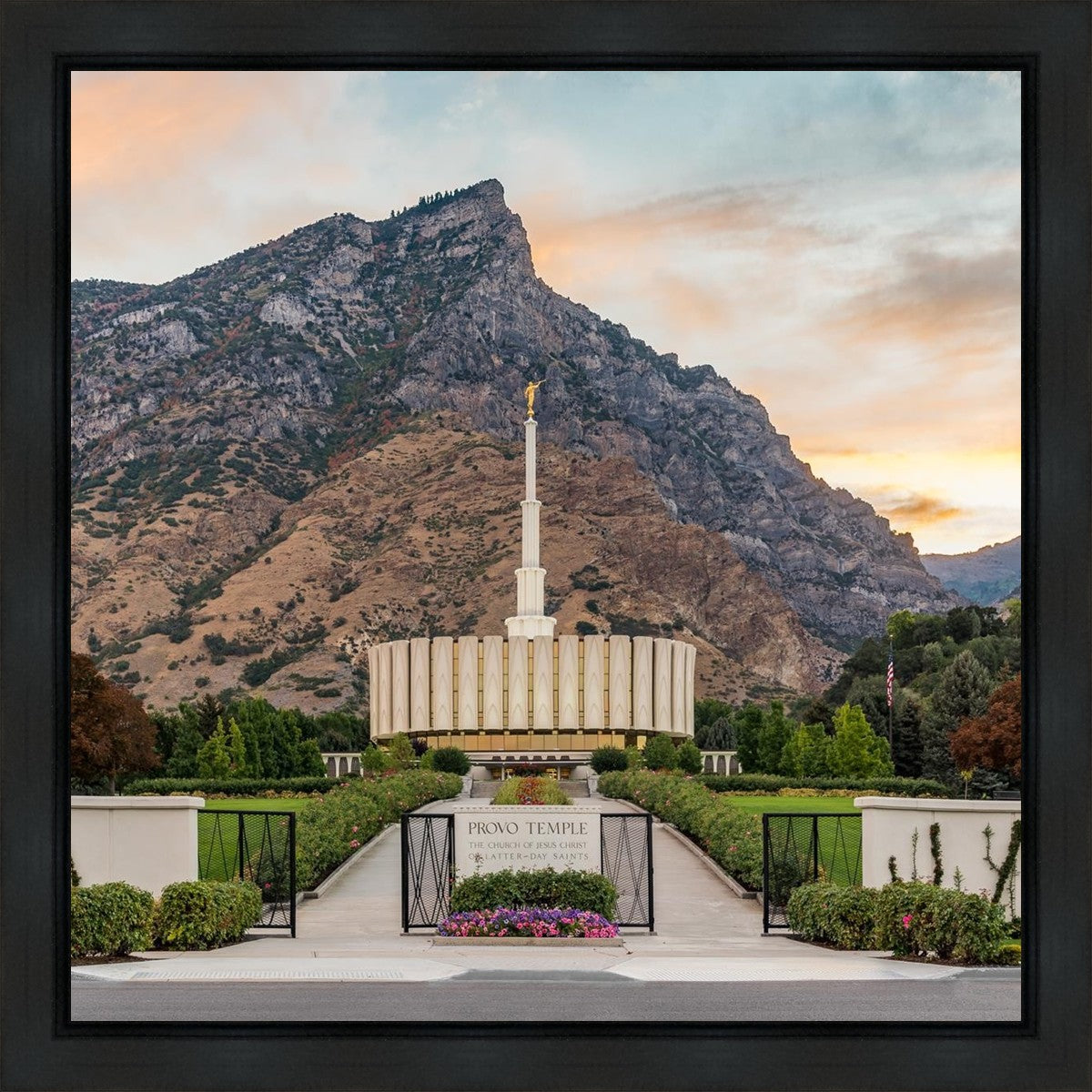Provo Temple Morning Light Gallery Wrap