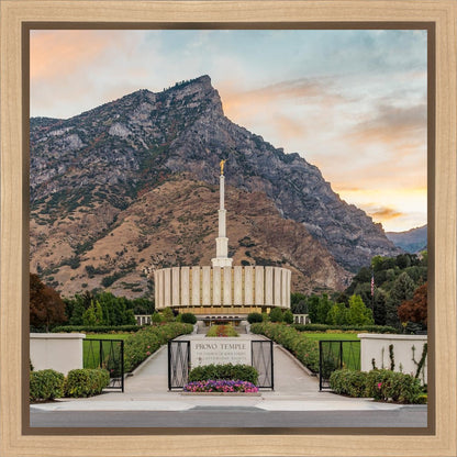 Provo Temple Morning Light