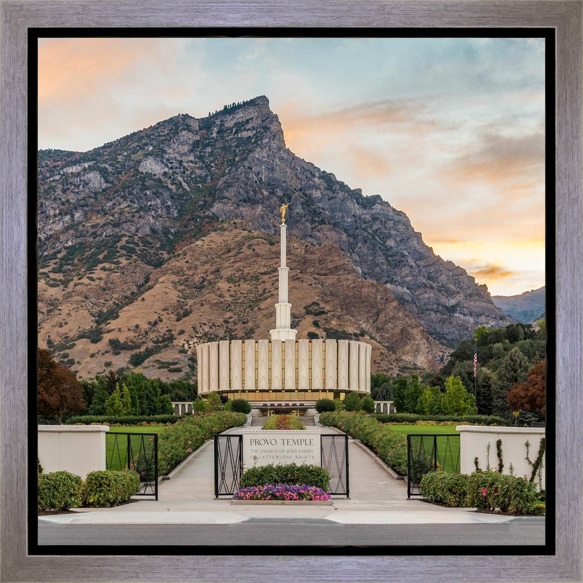 Provo Temple Morning Light Gallery Wrap