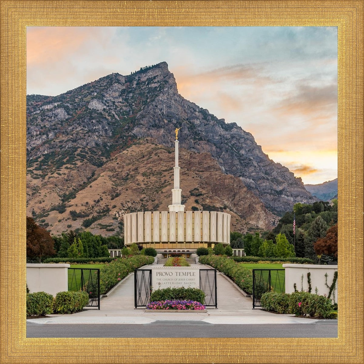 Provo Temple Morning Light