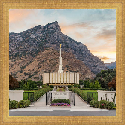 Provo Temple Morning Light