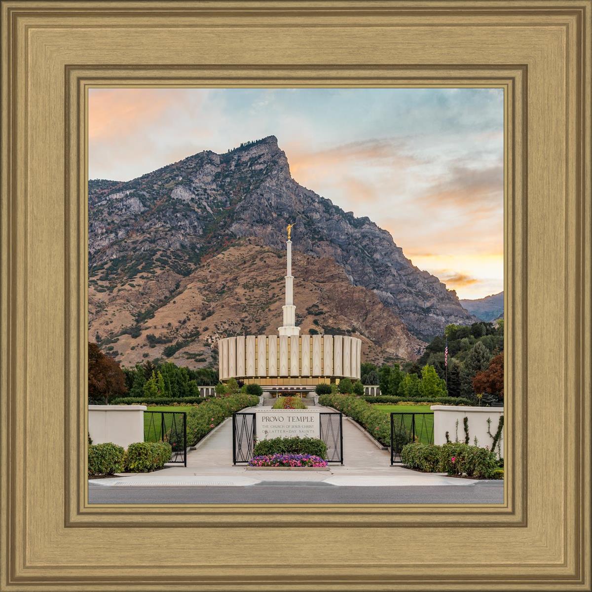 Provo Temple Morning Light