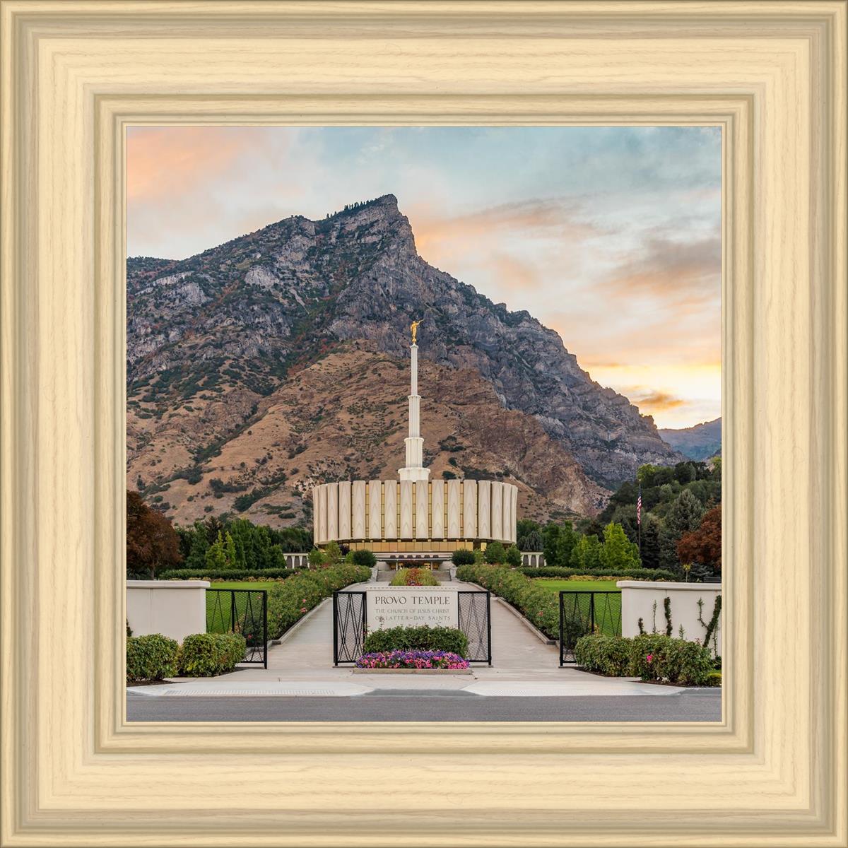 Provo Temple Morning Light
