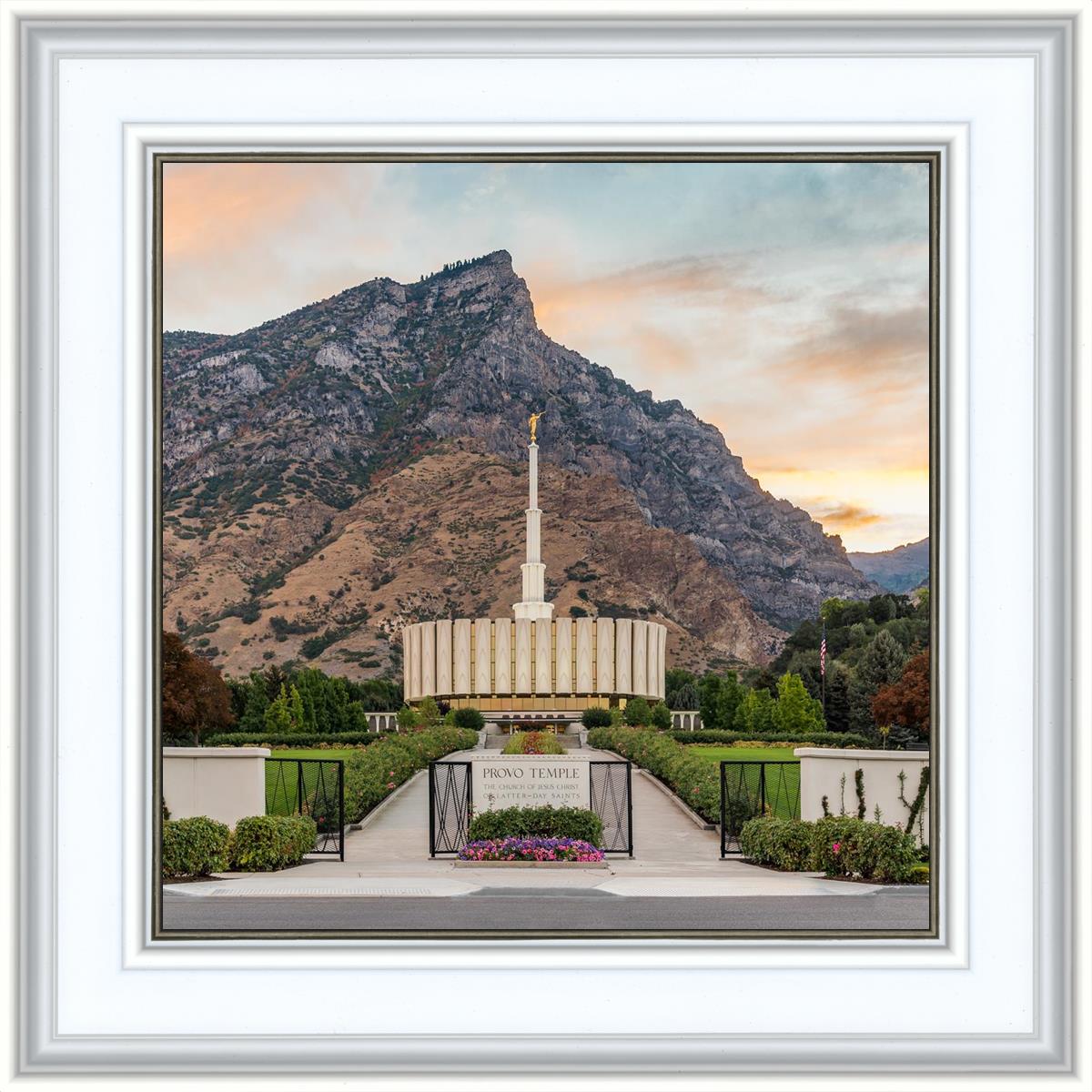 Provo Temple Morning Light