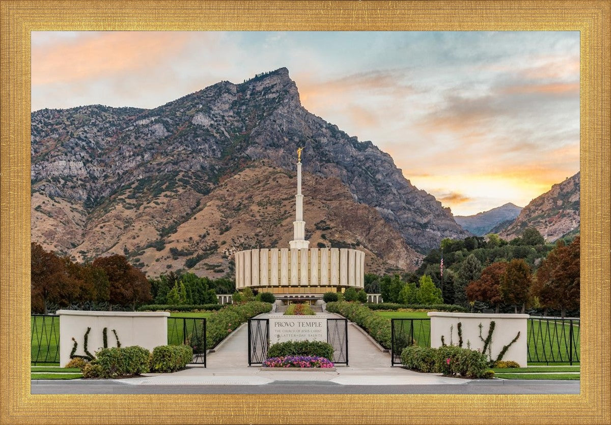 Provo Temple Morning Light