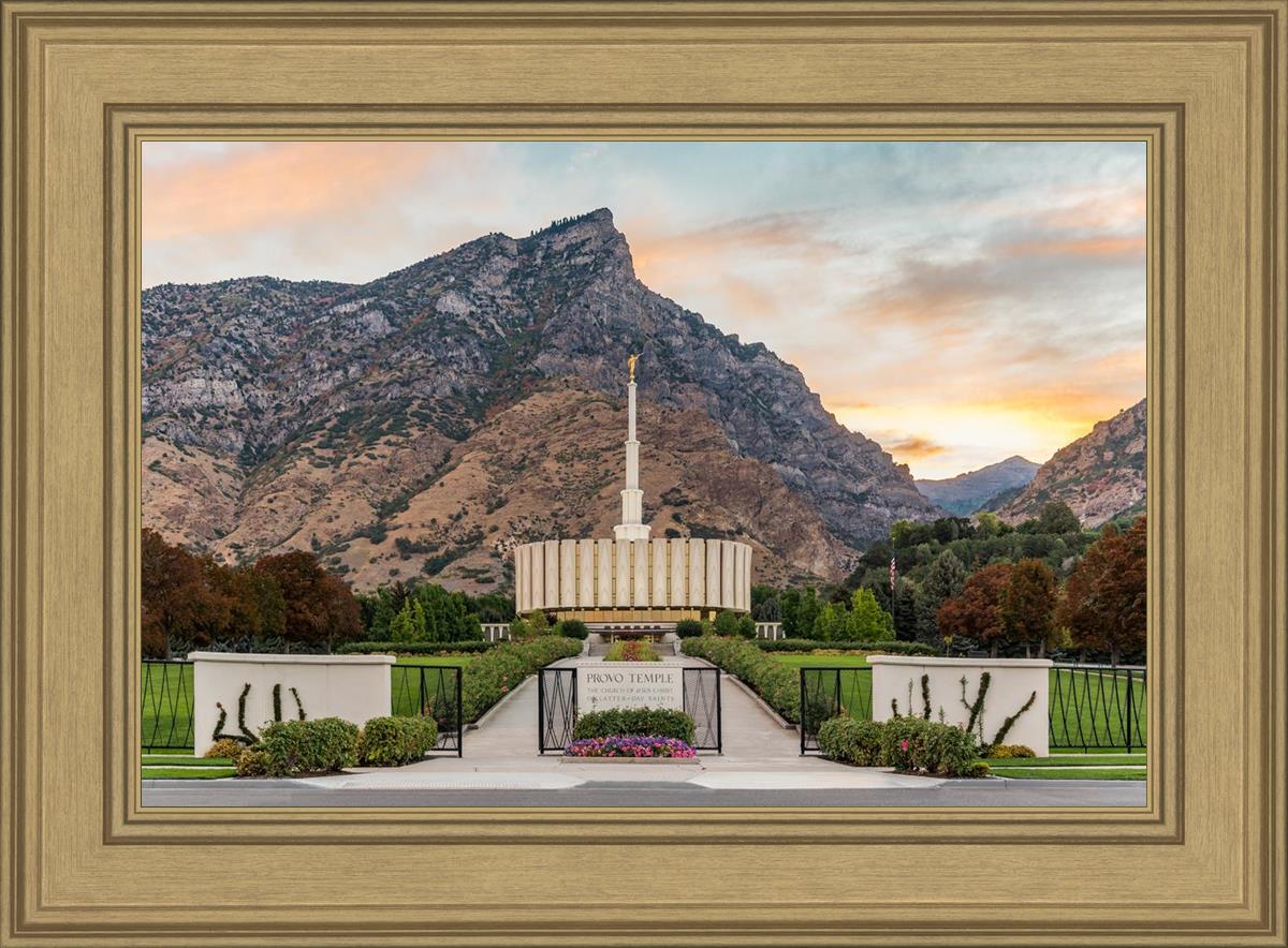 Provo Temple Morning Light