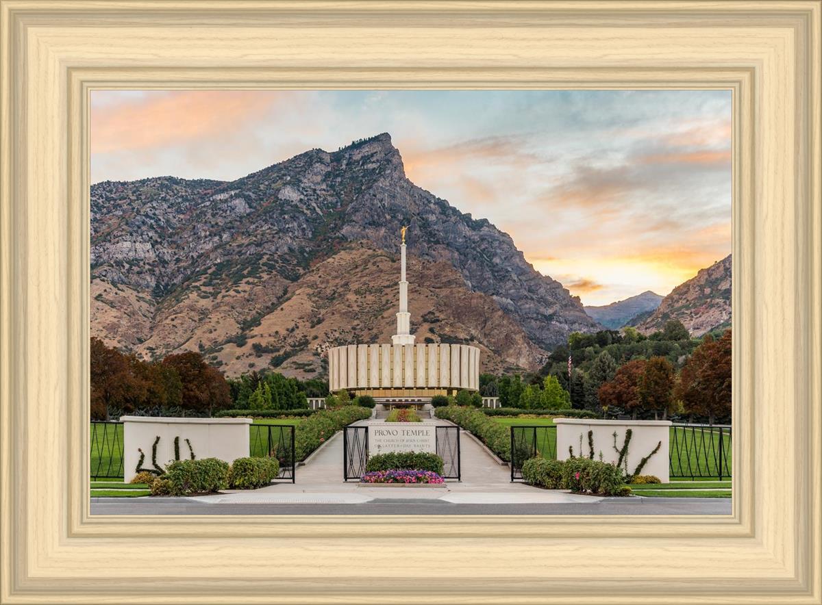 Provo Temple Morning Light