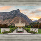 Provo Temple Morning Light