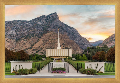 Provo Temple Morning Light