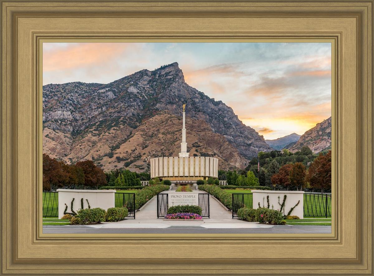 Provo Temple Morning Light