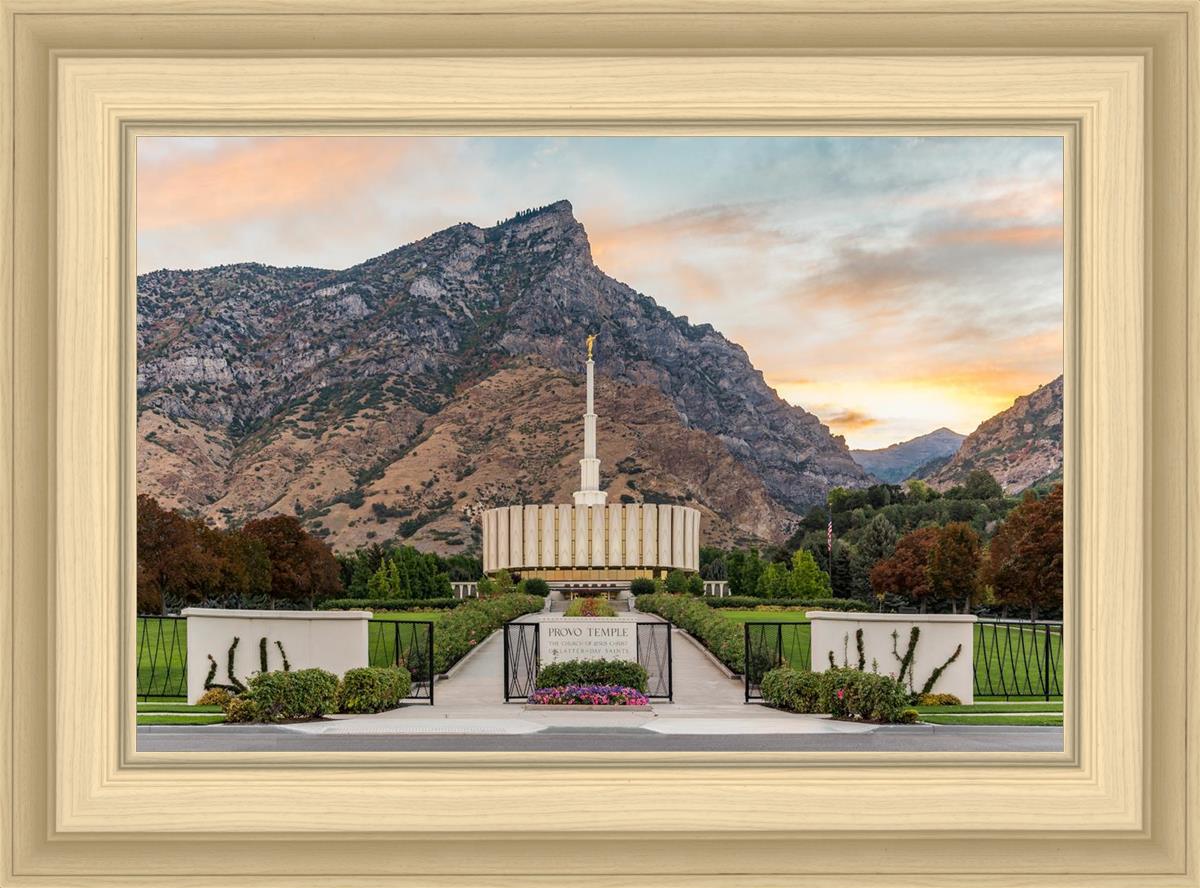 Provo Temple Morning Light