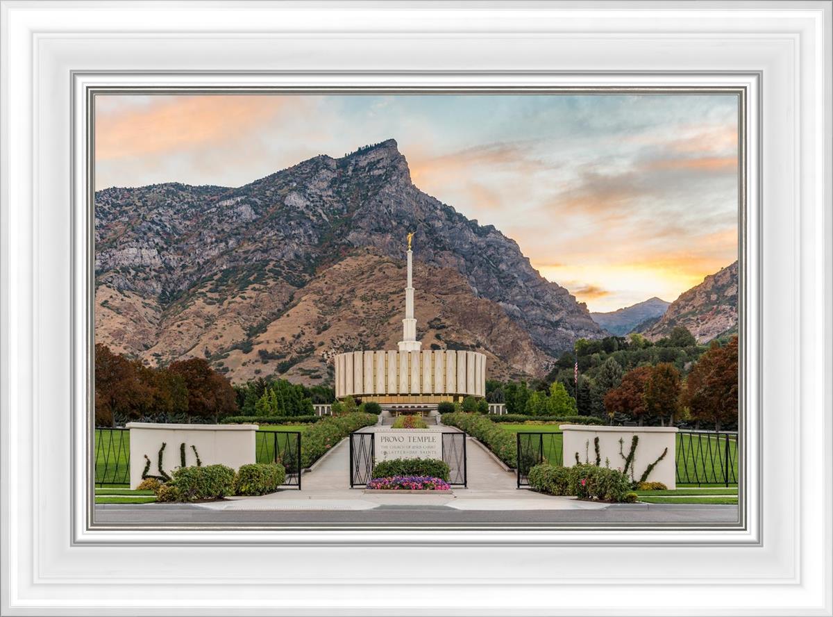 Provo Temple Morning Light