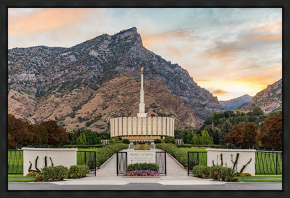 Provo Temple Morning Light