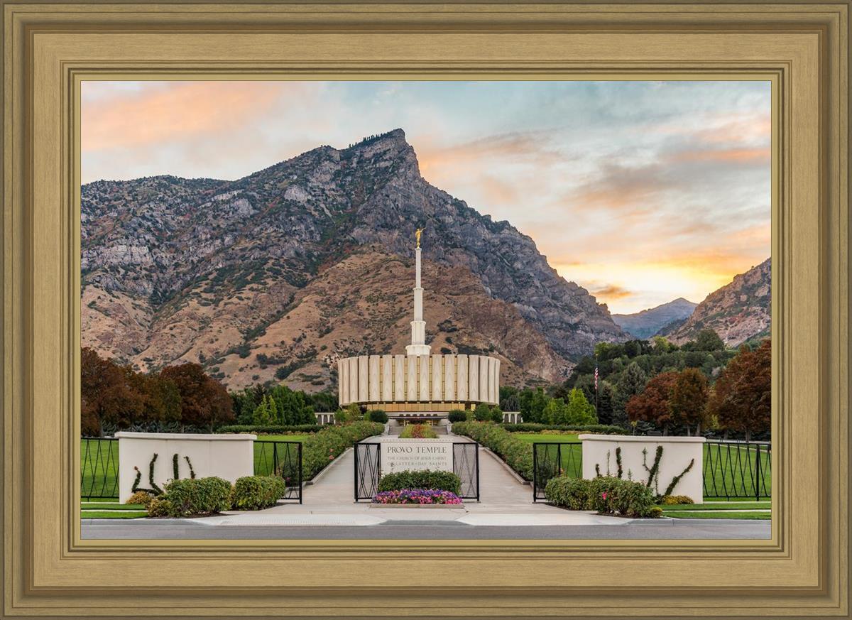 Provo Temple Morning Light