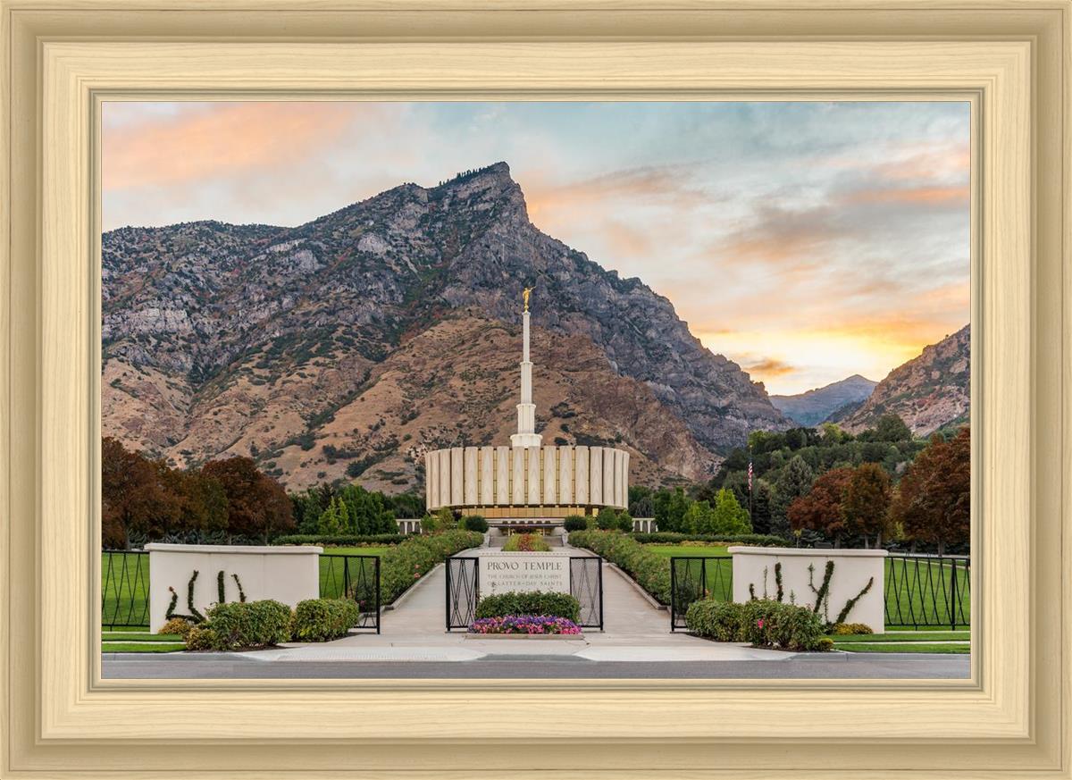 Provo Temple Morning Light