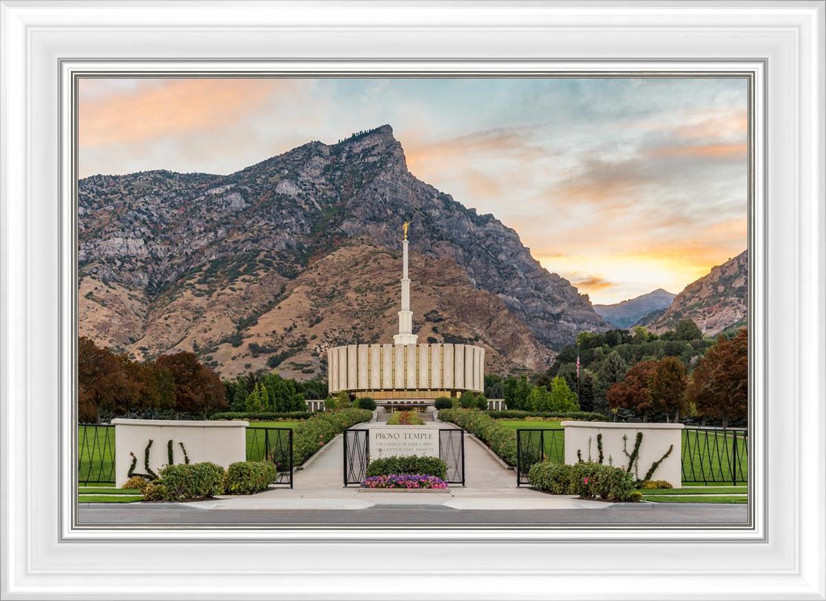 Provo Temple Morning Light