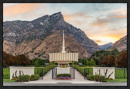 Provo Temple Morning Light