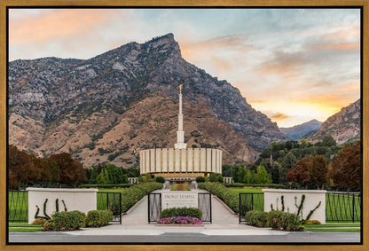 Provo Temple Morning Light