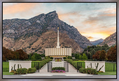 Provo Temple Morning Light