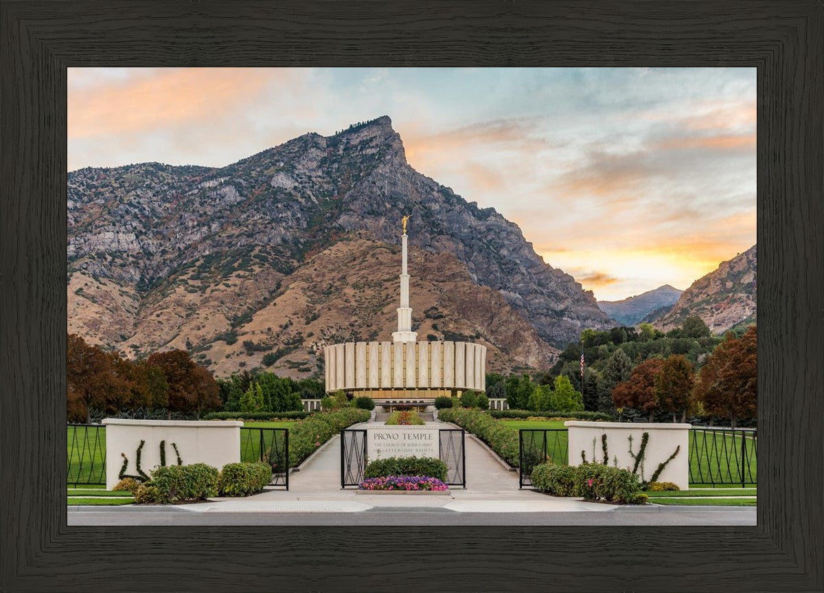 Provo Temple Morning Light