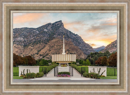 Provo Temple Morning Light