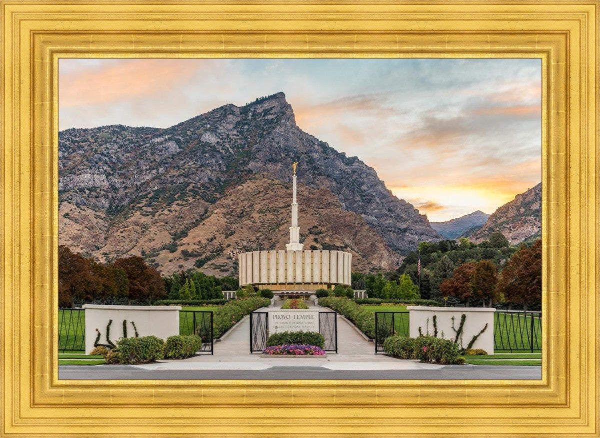 Provo Temple Morning Light