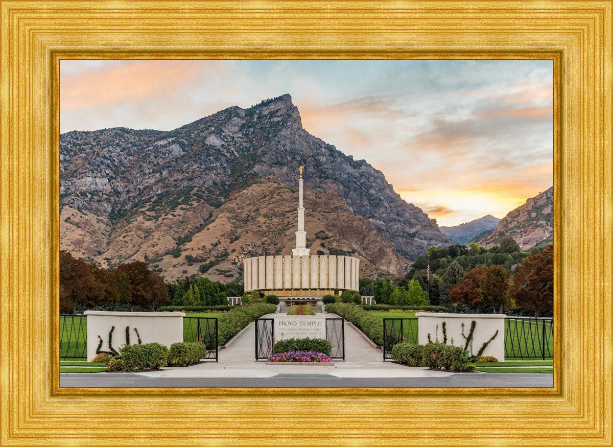 Provo Temple Morning Light