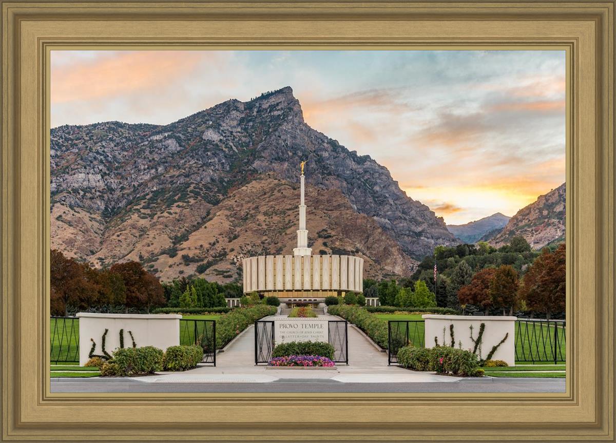 Provo Temple Morning Light