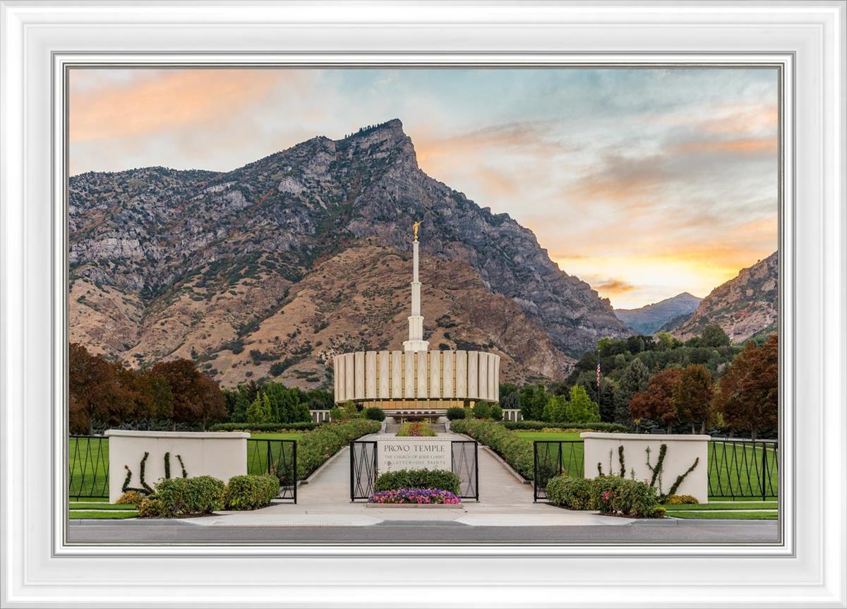 Provo Temple Morning Light
