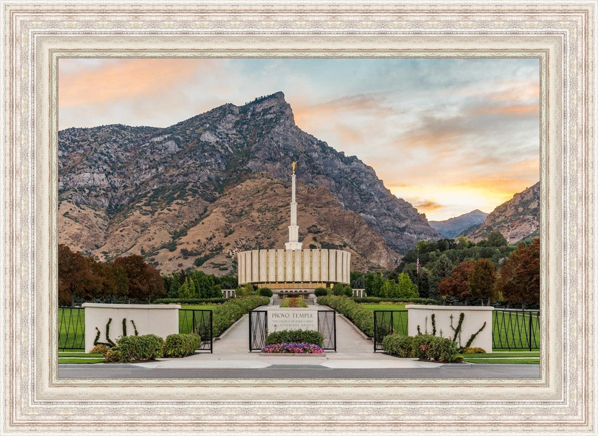 Provo Temple Morning Light