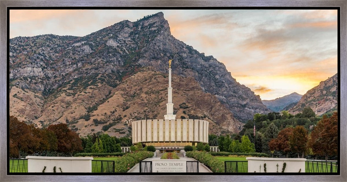 Provo Temple Morning Light Gallery Wrap