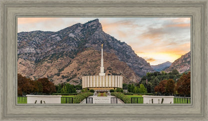 Provo Temple Morning Light