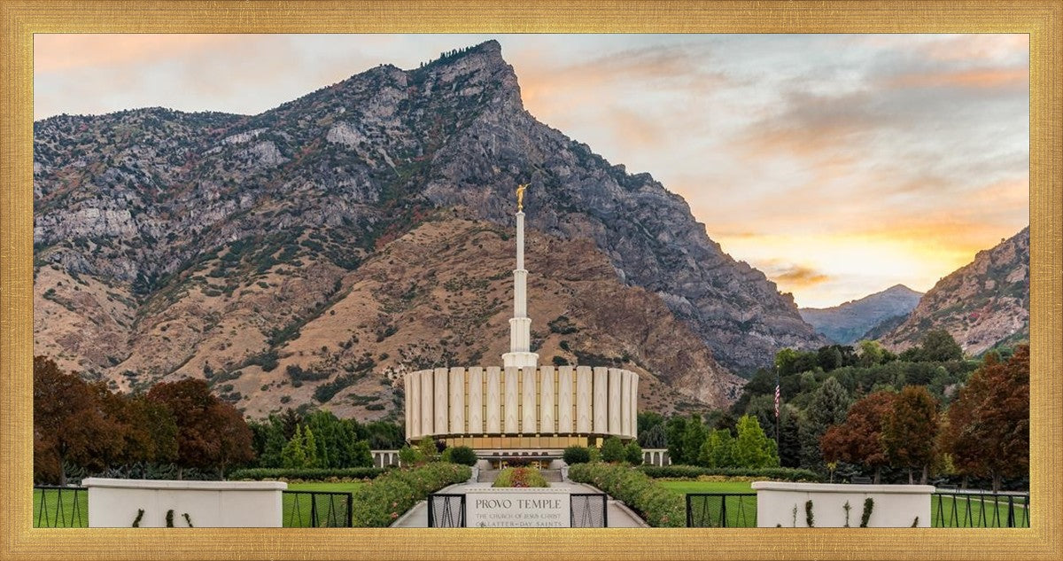 Provo Temple Morning Light