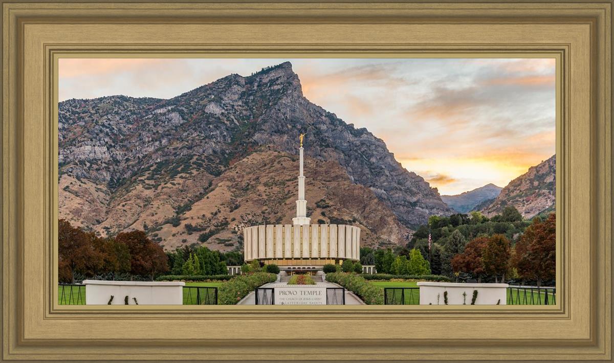 Provo Temple Morning Light